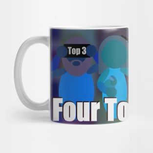 Four Top Threes Backed Mug